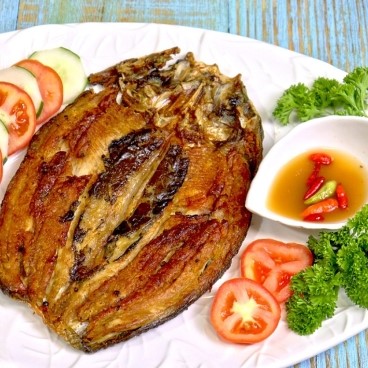 An Image of a Sizzling Bangus